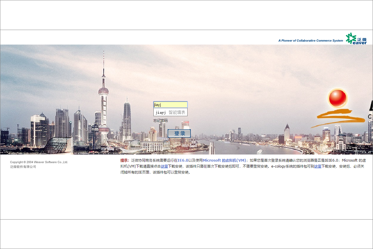 上海阳光投资（集团）有限公司泛微OA系统项目验收